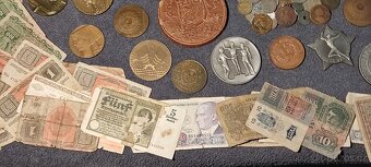 Mince od 17.stol., MEDAILE, BANKOVKY, VŠE CO VIDÍTE NA FOTO - 9