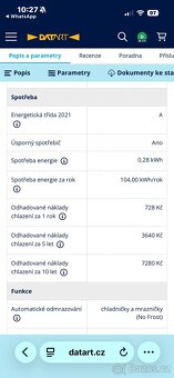 Chladnička s mrazničkou Bosch serie 4 - 9