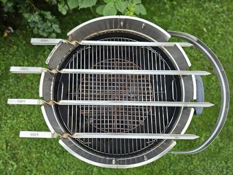 Gril Weber 47cm + nástavec se špízy - 9