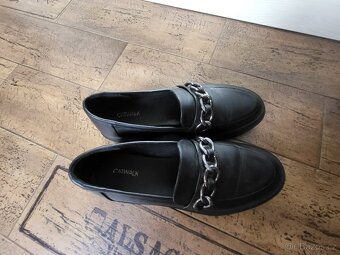 MOKASÍNY vel.41 zn.CATWALK ČERNÉ MODERNÍ - 9