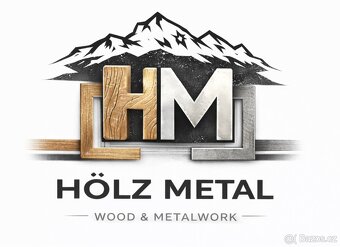 DUBOVÁ POSTEL - 200x200 - Levitující - 9