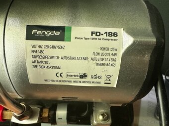 Fengda kompresor airbrush komplet - 9