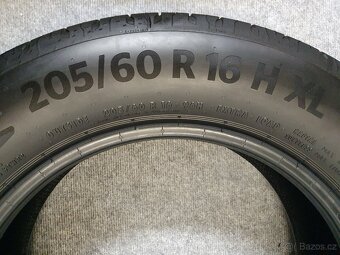 2x ZÁNOVNÍ 205/60 R16 Letní pneu Continental EcoContact 6 - 9