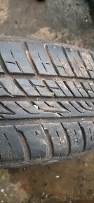 ALU disky 4x100 5,5j x 13 et38 + pneu 155/70 R13 - 9
