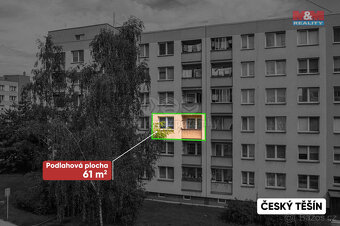 Prodej bytu 3+1, 61 m², Český Těšín, ul. Okružní - 9