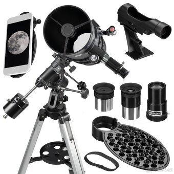 Hvězdářský dalekoh. Bresser Pollux 150/1400 EQ3 + Slun.filtr - 9