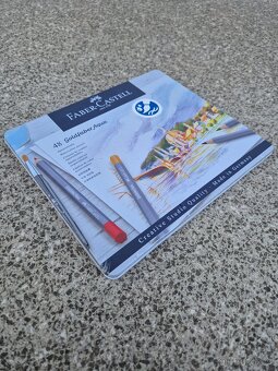 Akvarelové pastelky 48 barev Faber-Castell Goldfaber Aqua - 9