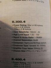 Lightning Audio Bolt zesilovač 4/2 - Nový - 9
