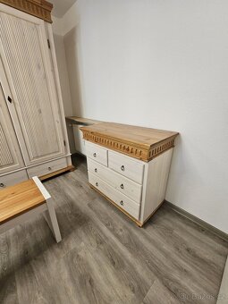 Celodřevěná ložnice Postel s úložným prostorem - 9