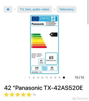 Televize Panasonic - 9