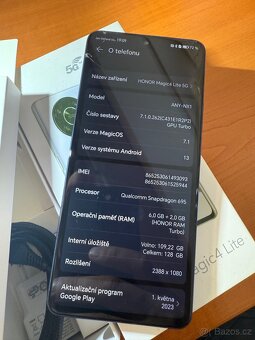 HONOR magic 4 Lite 5G 6+2/128GB - 9