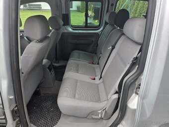 Vw caddy 1.9 tdi , 77kw, 5míst klima,el.okna - 9