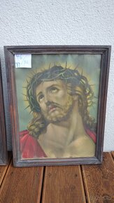 Prodám starožitné náboženské obrazy- cena za kus 399Kč - 9