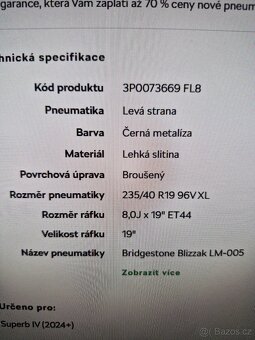 2x kompletnit zimni kolo helix na superba - 9