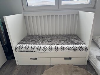 Ikea postýlka stuva s matraci - 9