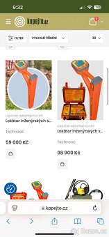 Lokátor kabelů a trubek Technoac Athlete AG 309.15 - 9
