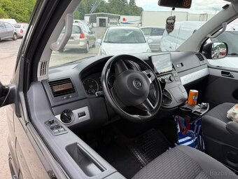 VW MULTIVAN T5 2.0TDI, 103 Kw, 7 MÍST, WEBASTO, KRÁSNÝ,2011 - 9