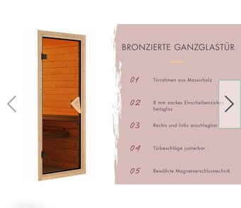 Finská sauna Amélia 3+kamna 9kw - 9