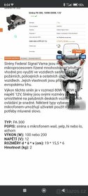Siréna Federal Signal PA-300, maják, majáková rampa - 9