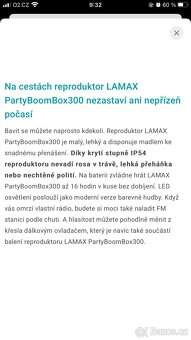 Reproduktor LAMAX PartyBoomBox 300 - 9