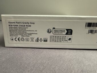 Xiaomi pad 6 8/256gb - 9