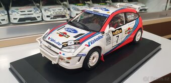Ruzne druhy Ford Focua wrc 1:18 rally ,otviraci raritni kusy - 9