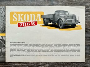 Prospekt Škoda 706-R / 706-RS / 706-RO ( 1954 ) česky - 9