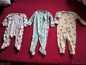 Oblečení pro miminko holčičku, velikost 74, 90ks - 9