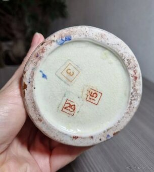 Velmi krásná stará činska porcelánová váza, ručně malovaná - 9