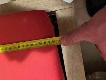 Manželská postel 160cm+ rošty+ 2x matrace - 9