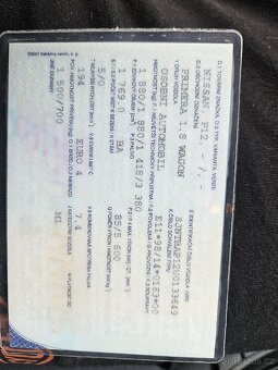 NISSAN PRIMERA KOMBI 1,8i benzín 175tis km - 9