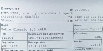 Škoda Fabia 2006 - první majitel, 31 tis, km - 9