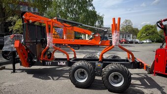 Vyvažecí vlek vyvažečka, vývozka MTM 10T Ruka 6.6m - 9