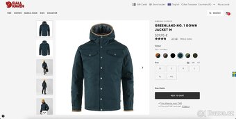 Zánovní péřová bunda Fjallraven Greenland No.1 Down Jacket M - 9