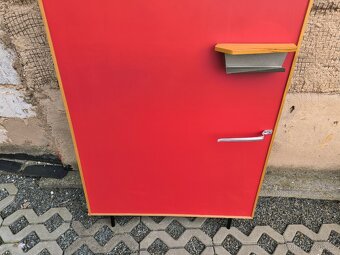 Retro koženková předsíňová stěna - Brusel 60. léta - 9