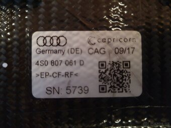 Přední spoiler Audi R8 z karbonu, přední 4S0807061D, spoiler - 9