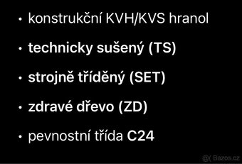 KVH hranoly 60 X 100, 100 x 100 - 9