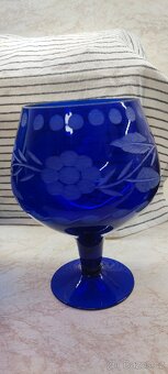 Sada kobaltové sklo Nový Bor - 9