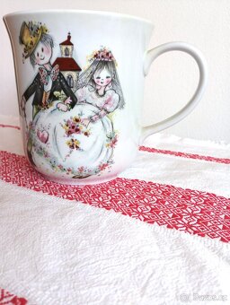 Retro korbele,ambrové misky,kameninové misky,obří porc.hrnek - 9