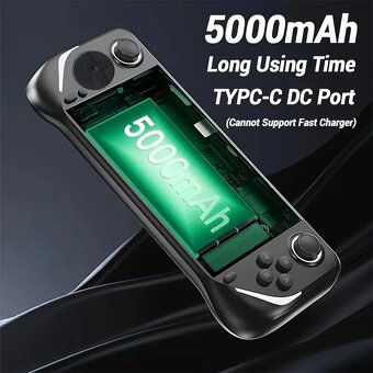 Handheld herní konzole E6 64GB (černá) +10000 her - 9