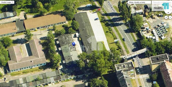 pronájem skladu 58m2 v přízemí s manipulační plochou 50m2 v - 9