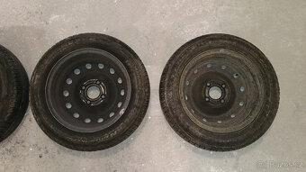 8 kol - Letní + zimní sada pneu i s disky Peugeot 106 - 9