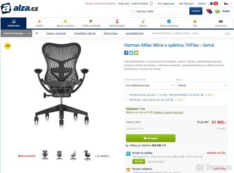 Kancelářská židle Herman Miller Mirra - 9