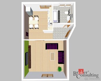Pronájem, byty/1+1, 47 m2, H. Salichové 1682, Frýdek, 73801  - 9