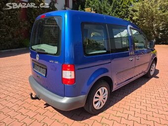 Caddy 1.9TDI 77kW,bez DPF a koroze,tažné,klima - 9