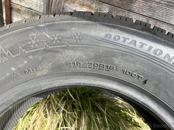 Sada zimních pneu 2+2 215/70/16 100T Dunlop +Semperit - 9