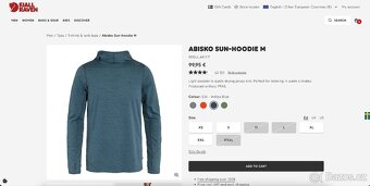 Nová mikina Fjallraven Abisko Sun-hoodie M - 9