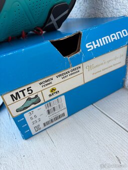 Dámské, dívčí cyklistické tretry Shimano vel.37, 23,2cm - 9