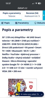 Televize TCL55P635 - 9