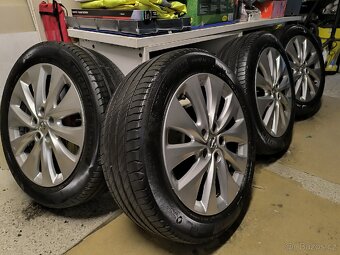 ALU kola Opel Combo 5x108 r17 Originál,Michelin 5m 205/55/17 - 9